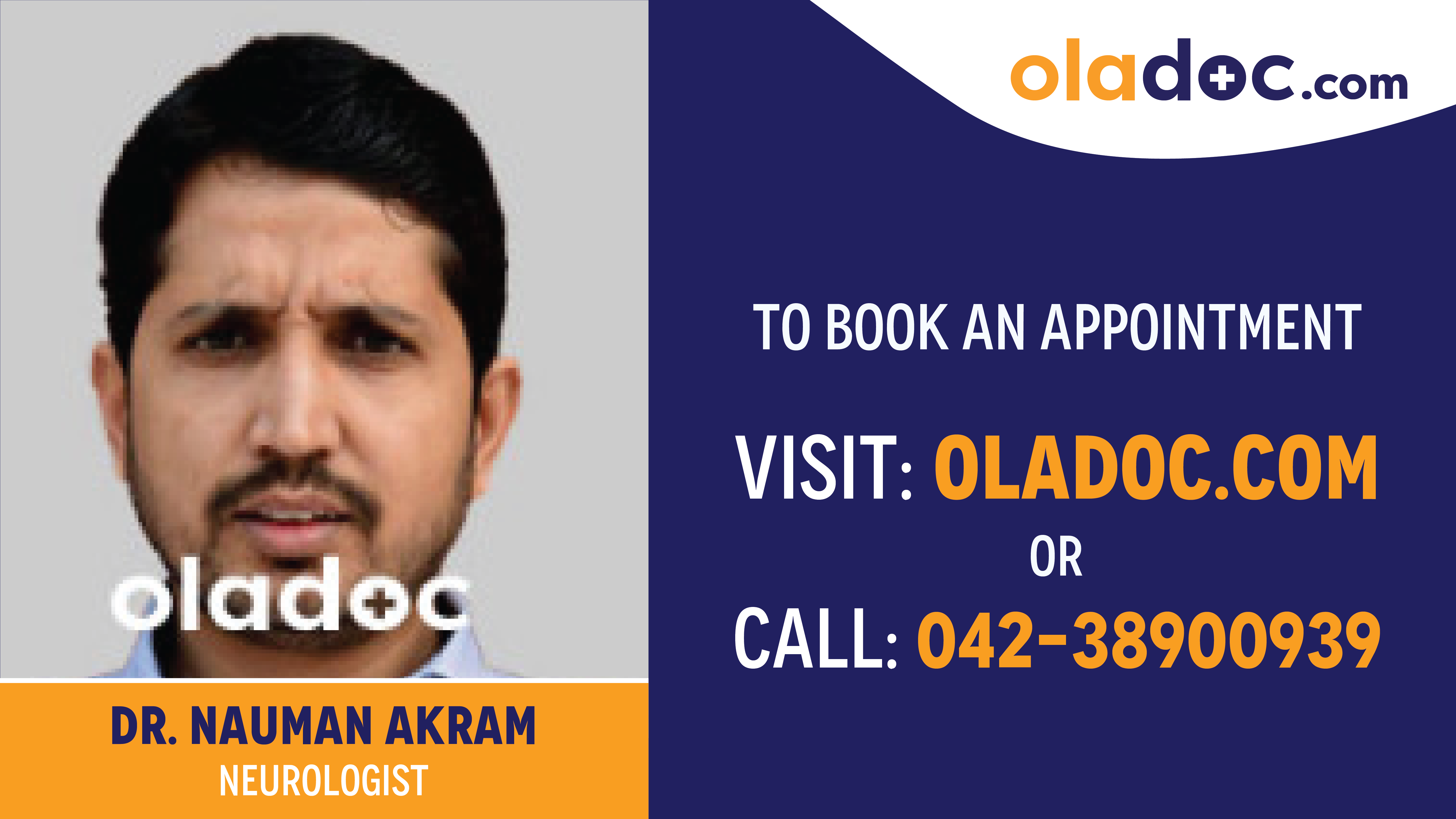Book appointment with Dr.Nauman Akram-best Neurologist in Faisalabad